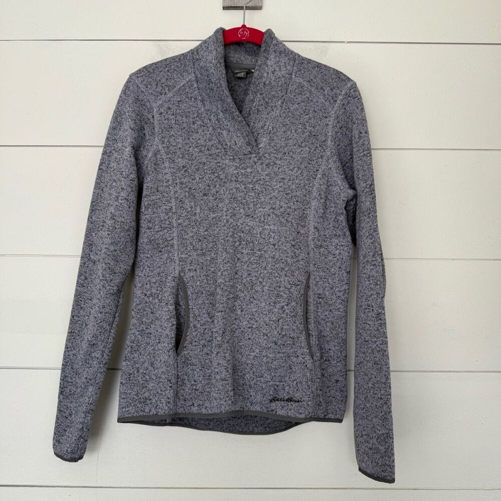 Eddie Bauer Women’s Small Purple Fleece Pullover Sweater